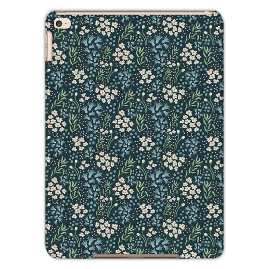 Teal Elegance: Vintage Floral Ditsy Tablet Cases