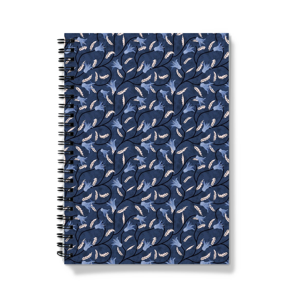 Bluebell Symphony: Serene Shades of Blue Notebook
