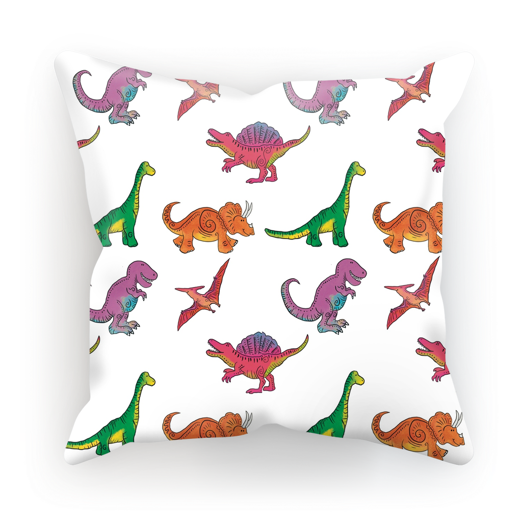 Dinosaur Rainbow Dinosaur Kids Room Cushion Cover