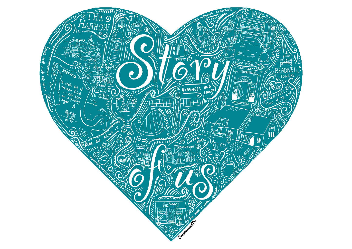 Story of Us - Heart Doodle