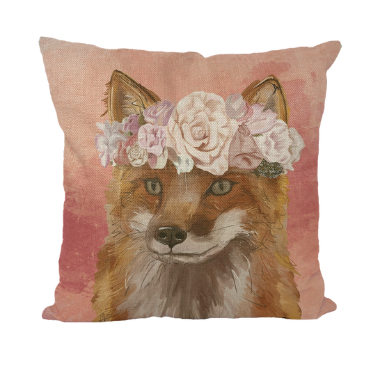 Fox Queen Cushion Cover